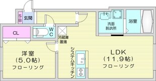 ノースポイント元町の物件間取画像